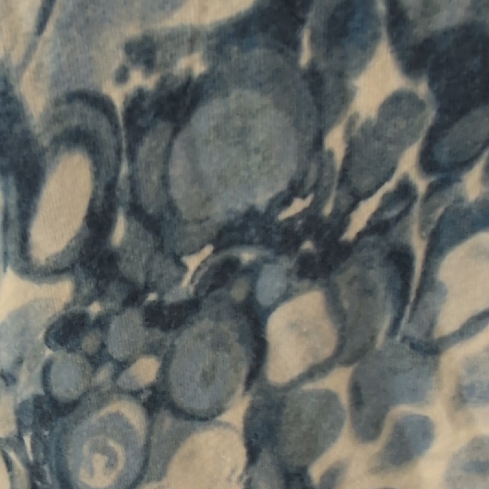 Ruby Rd. Blue and White Patterned Blouse - Picture 6 of 6